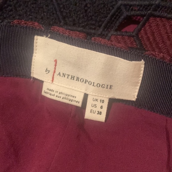 Anthropologie women’s 6 Maeve Lace embroidered high waist Shorts - Picture 7 of 8